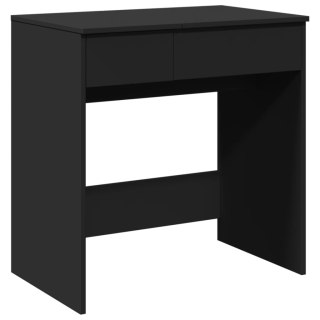  Toaletka z lustrem, czarna, 73x46,5x120 cm