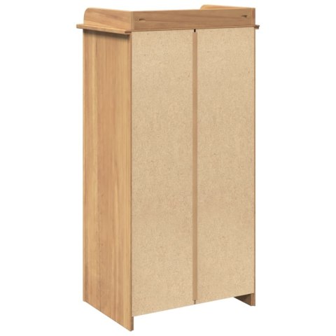  Szafka na wino Panama, 57x40x111,5 cm, lite drewno sosnowe