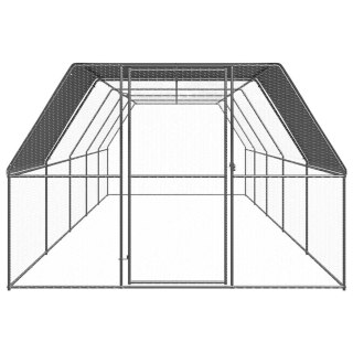  Klatka dla kurcząt, 3x10x2 m, stal galwanizowana