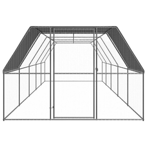  Klatka dla kurcząt, 3x10x2 m, stal galwanizowana