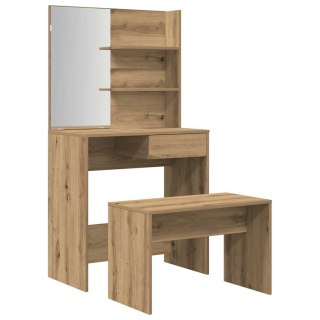  Toaletka Zestaw dąb artisan Drewno klejone