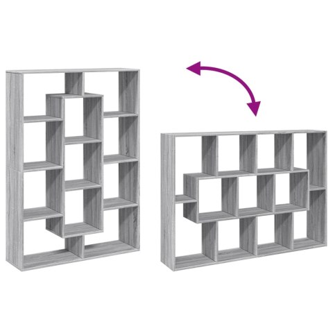 Regał, szary dąb sonoma, 102x29x143 cm, materiał drewnopochodny