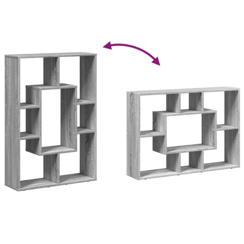  Regał, szary dąb sonoma, 63x20x90 cm, materiał drewnopochodny