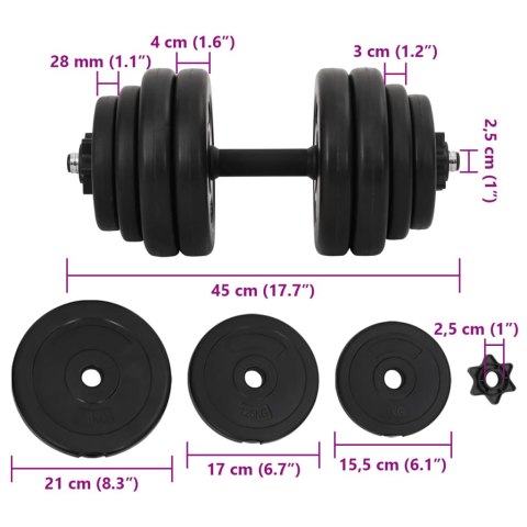  Hantle 2x15 kg