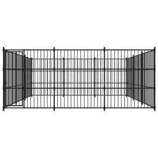  Kojec zewnętrzny dla psa, 450 x 450 x 185 cm