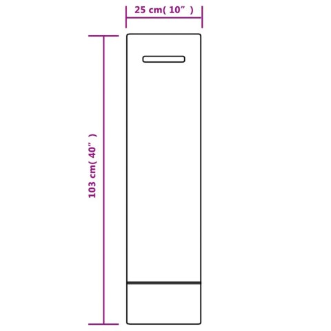  Worki przeciwpowodziowe, 10 szt., ciemnozielone, 103x25 cm HDPE