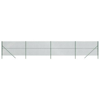  Ogrodzenie z siatki, zielone, 2x10 m