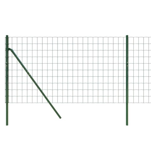  Ogrodzenie ze zgrzewanej siatki, zielone, 0,8x25 m