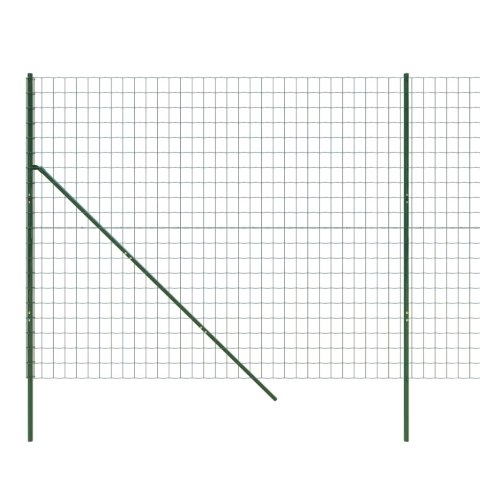  Ogrodzenie ze zgrzewanej siatki, zielone, 2,2x25 m