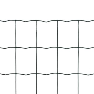  Euro ogrodzenie, stalowe, 25 x 1,0 m, zielone