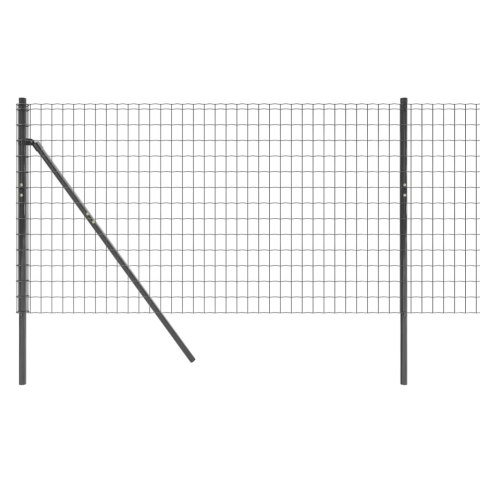  Ogrodzenie z siatki drucianej, antracytowe, 0,8x25 m