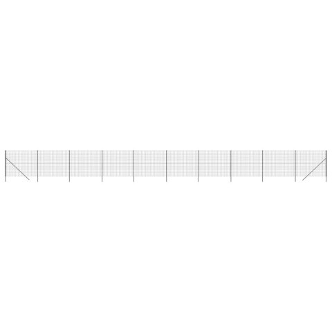  Ogrodzenie z siatki drucianej, antracytowe, 1,8x25 m