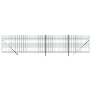  Ogrodzenie ze zgrzewanej siatki, zielone, 2,2x10 m