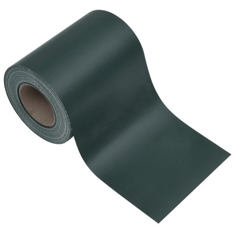  Osłony na ogrodzenie, 4 szt., PVC, 35x0,19 m, zielone, mat