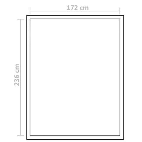  Szklarnia ogrodowa ze wzmacnianą aluminiową ramą, 4,6 m²
