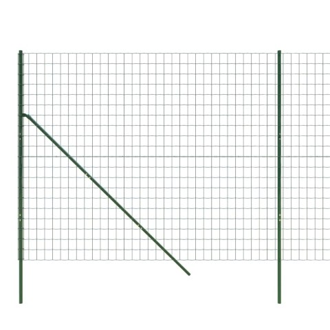  Ogrodzenie ze zgrzewanej siatki, zielone, 1,4x25 m