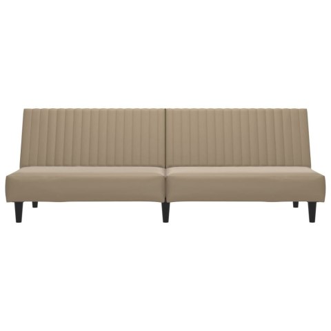  2-osobowa sofa, cappuccino, sztuczna skóra