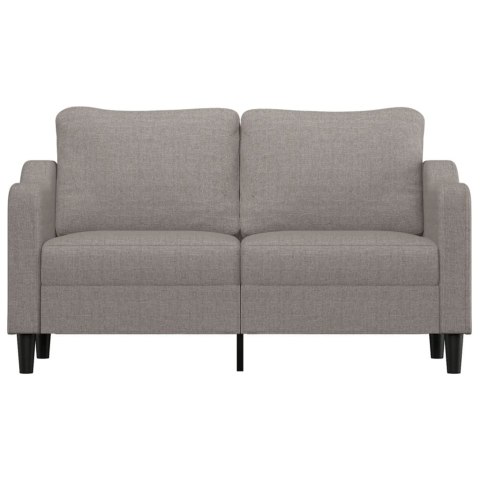  Sofa 2-osobowa, kolor taupe, 140 cm, tapicerowana tkaniną