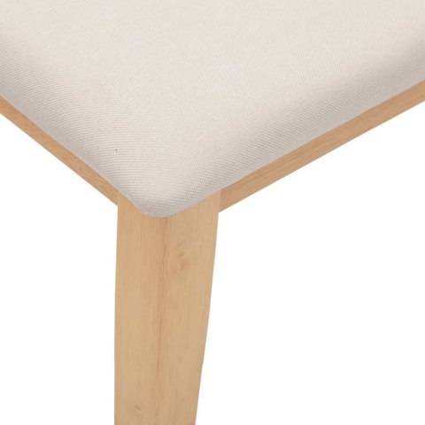  Ławka 90 cm Drewno lite Guma