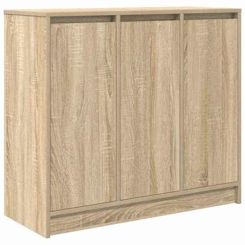  Komoda Sonoma Oak 85x34x76 cm Drewno klejone