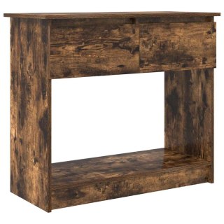  Konsola z szufladami Dąb wędzony 85,5x38,5x74,5 cm