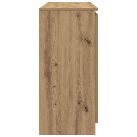  Komoda z szufladami Artisan Oak 100,5x35x76 cm Drewno klejone