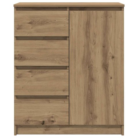  Komoda z szufladami Artisan Oak 71x35x84 cm Drewno klejone