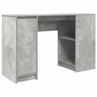  Biurko Beton Szary 120x42x76 cm Drewno klejone