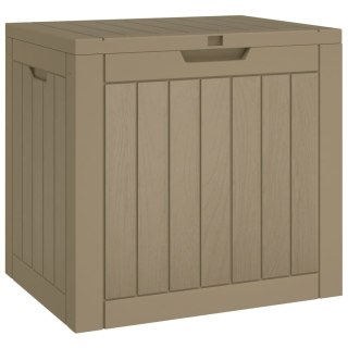  Skrzynia ogrodowa, szara, 55,5x43x53 cm, polipropylen