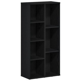  Regał biblioteczny, czarny dąb, 50x25x104 cm