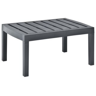  Stolik ogrodowy, antracytowy, 78x55x38 cm, plastikowy