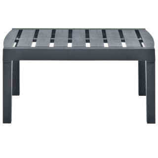  Stolik ogrodowy, antracytowy, 78x55x38 cm, plastikowy