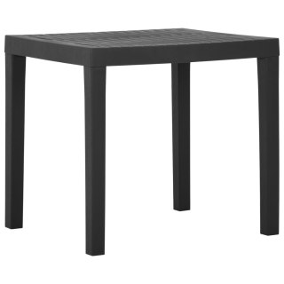  Stolik ogrodowy, szary, 79 x 65 x 72 cm, plastikowy