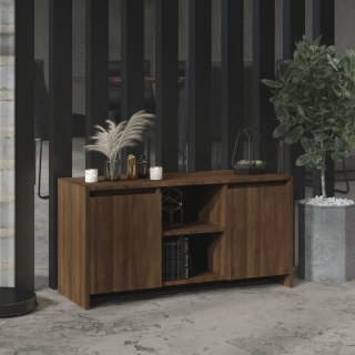  Szafka pod TV, brązowy dąb, 102x37,5x52,5 cm