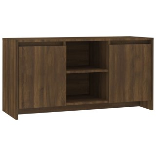  Szafka pod TV, brązowy dąb, 102x37,5x52,5 cm