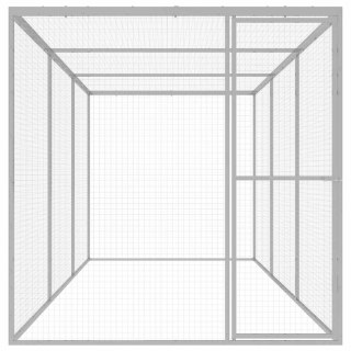  Klatka dla kota, 4,5 x 1,5 x 1,5 m, stal galwanizowana