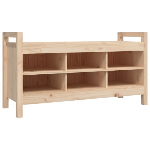 Ławka do przedpokoju, 110x40x60 cm, lite drewno sosnowe Ławka do przedpokoju, 110x40x60 cm, lite drewno sosnowe