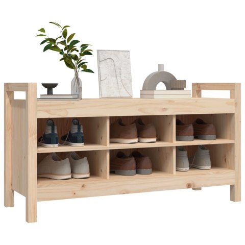 Ławka do przedpokoju, 110x40x60 cm, lite drewno sosnowe Ławka do przedpokoju, 110x40x60 cm, lite drewno sosnowe