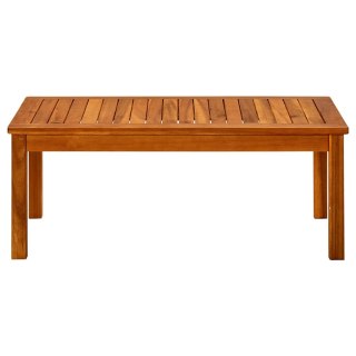  Ogrodowy stolik kawowy, 90x50x36 cm, lite drewno akacjowe