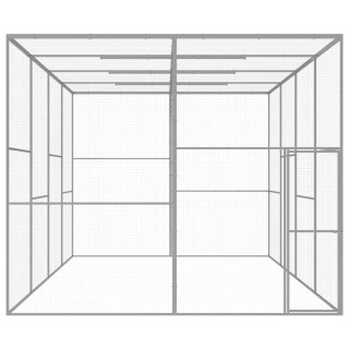  Klatka dla kota, 6 x 3 x 2,5 m, stal galwanizowana