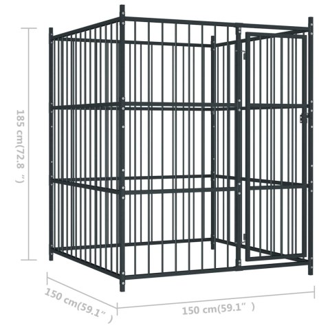 Kojec dla psa, 150 x 150 x 185 cm