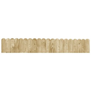  Obrzeża ogrodowe, 3 szt., 120 cm, impregnowane drewno sosnowe