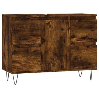  Szafka łazienkowa, przydymiony dąb, 80x33x60 cm