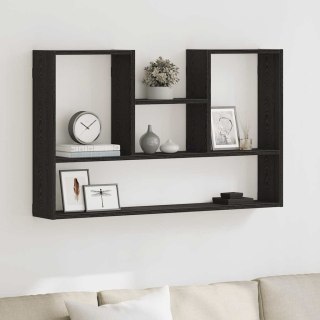  Półka ścienna, czarny dąb, 99x15x60 cm, materiał drewnopochodny