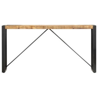  Stolik typu konsola, 150 x 35 x 76 cm, lite drewno mango