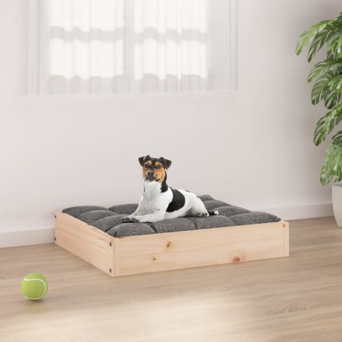  Legowisko dla psa, 51,5x44x9 cm, lite drewno sosnowe