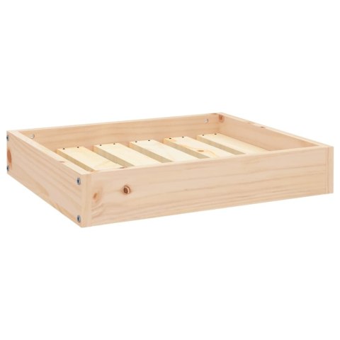  Legowisko dla psa, 51,5x44x9 cm, lite drewno sosnowe