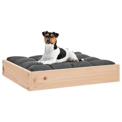  Legowisko dla psa, 51,5x44x9 cm, lite drewno sosnowe