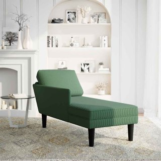  Leżanka z Poduszką Jungle Green Corduroy Fabric