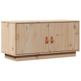  Szafka pod TV, 80x34x40 cm, lite drewno sosnowe